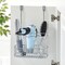 mDesign Steel Over Cabinet Door Hair Care/Styling Tool Storage Basket